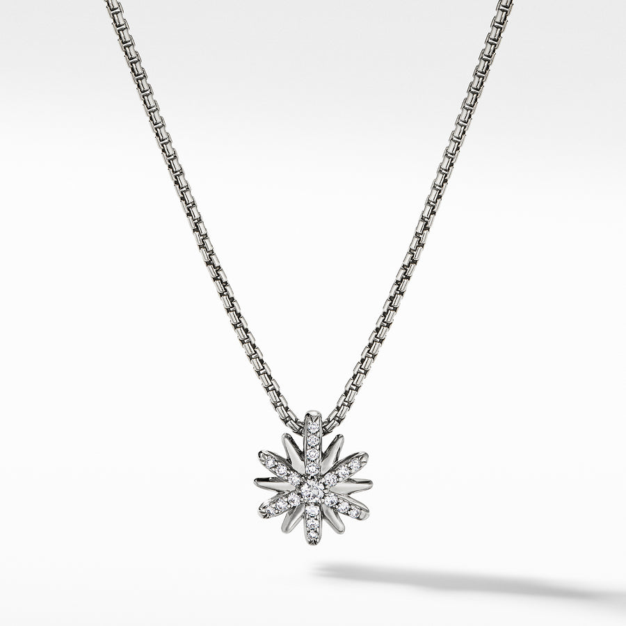 David Yurman Petite Starburst Station Necklace with Diamonds - N16399DSSADI