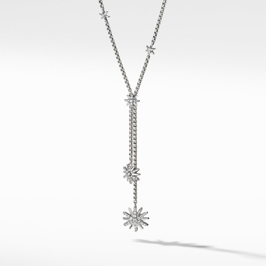 David Yurman Starburst Y Necklace with Diamonds - N16525DSSADI