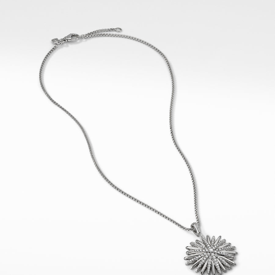 David Yurman Starburst Pendant with Diamonds - N16532DSSADI