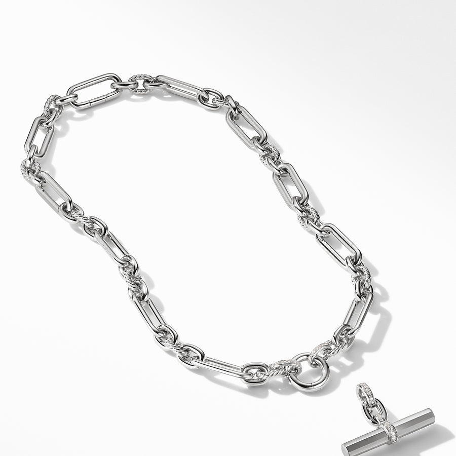 David Yurman Lexington Chain Necklace with Diamonds - N16699DSSADI