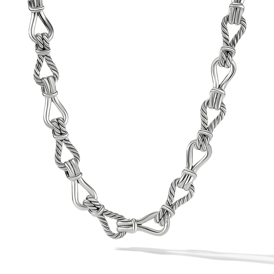 David Yurman Thoroughbred Loop Chain Link Necklace- N16802 SS18