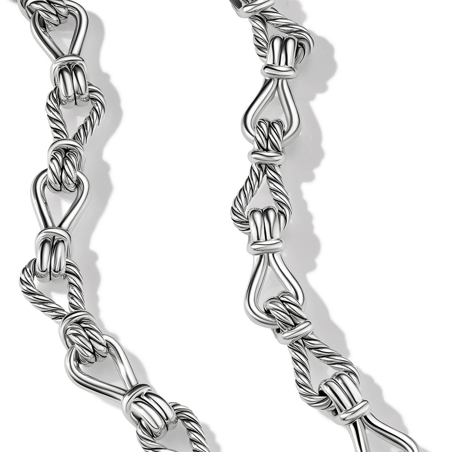 David Yurman Thoroughbred Loop Chain Link Necklace- N16802 SS18