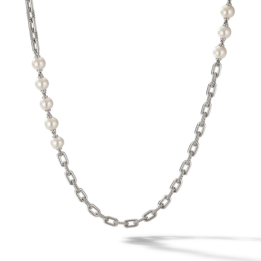David Yurman DY Madison® Pearl Chain Necklace - N16884SSBPE
