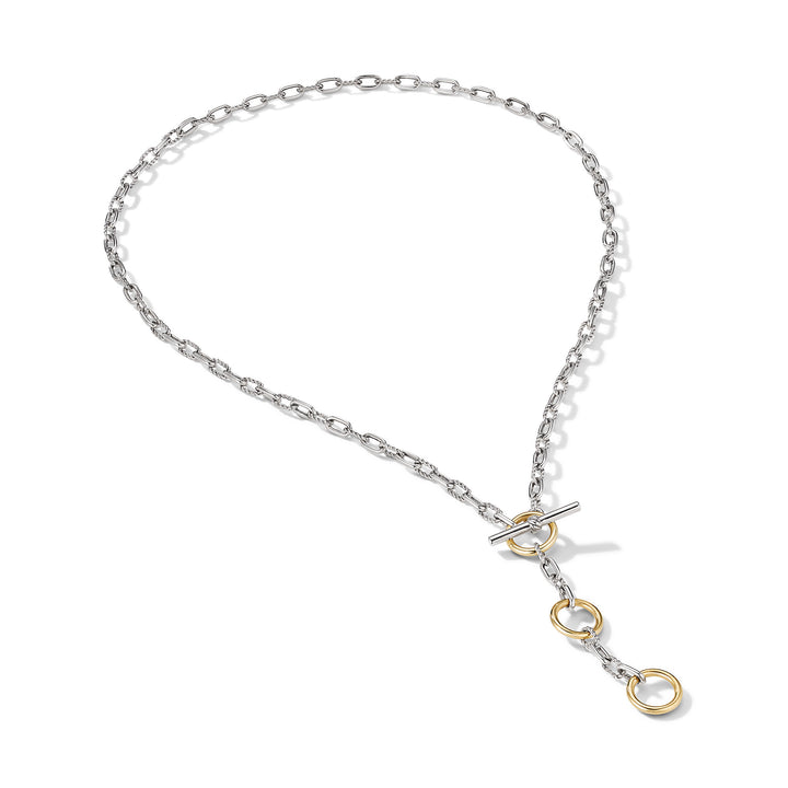 David Yurman DY Madison Pearl Chain Necklace with 18K Yellow Gold | REEDS  Jewelers