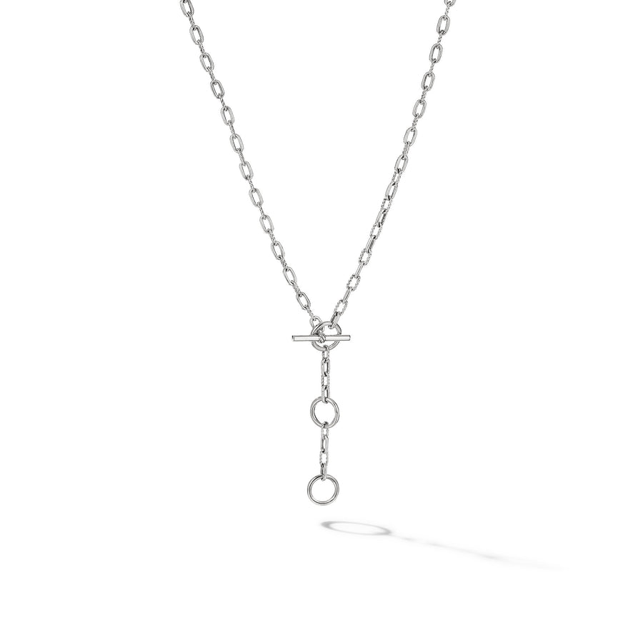 David Yurman DY Madison Three Ring Chain Necklace- N17036 SS20