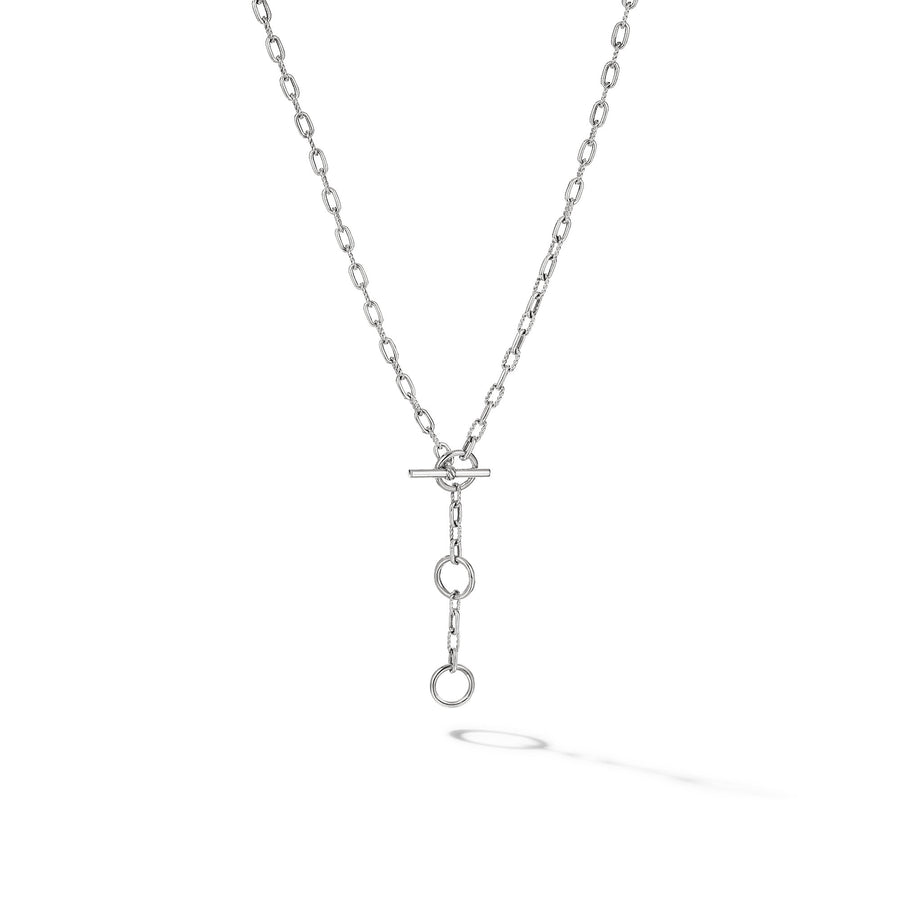 David Yurman DY Madison® Three Ring Chain Necklace - N17036SS