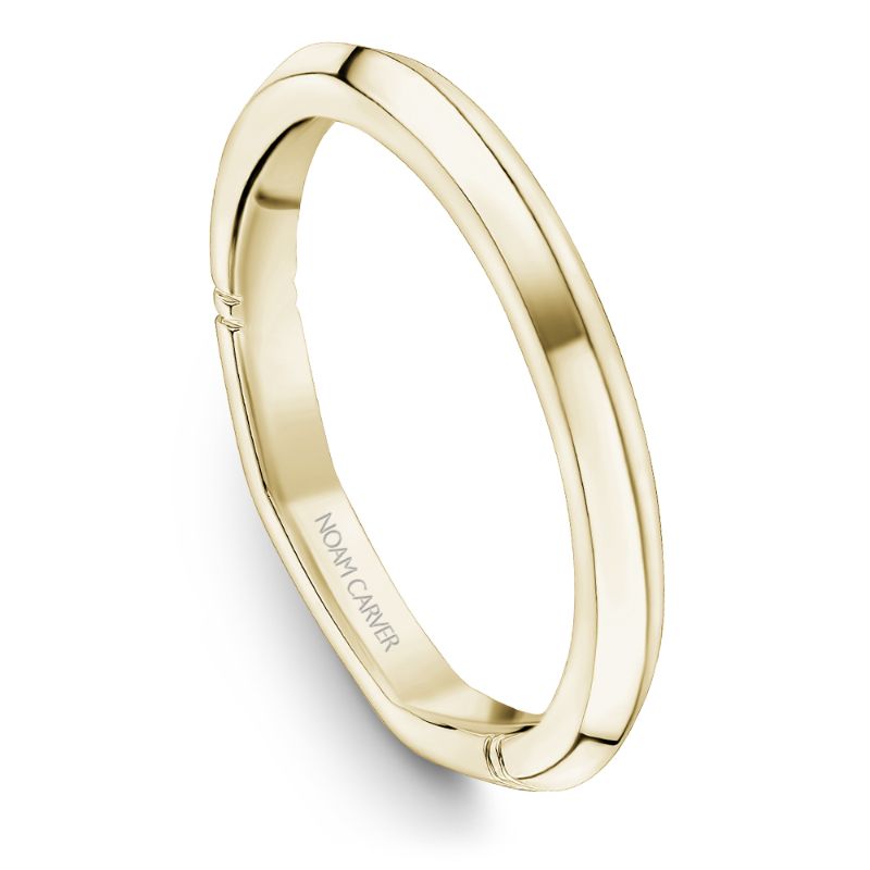 Matching Atelier band in Yellow gold by Noam Carver