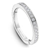 Matching Atelier band by Noam Carver with 25 round diamonds