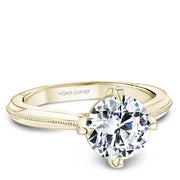 Round Atelier engagement ring by Noam Carver with 26 round VS1-FG diamonds