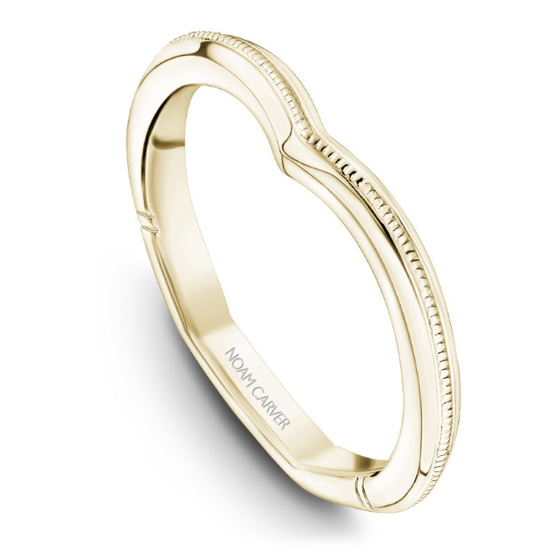 Matching Atelier band by Noam Carver in Yellow gold