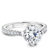 Round Atelier engagement ring by Noam Carver with 44 round VS1-FG diamonds