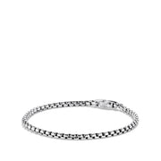 Sterling silverBracelet, 4mm wideFold over clasp