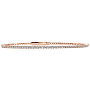 Christopher Designs tennis bracelet with 1.82cttw. GSI2 round cut diamonds set in 14K rose gold.