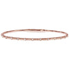 Christopher Designs tennis bracelet with .20ct round cut diamonds set in 14K rose gold.