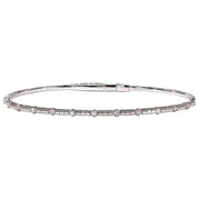 Christopher Designs tennis bracelet with .20ct round cut diamonds set in 14K white gold.