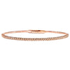 Christopher Designs tennis bracelet with .25ct round cut diamonds set in 14K rose gold.