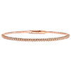 Christopher Designs tennis bracelet with .25ct round cut diamonds set in 14K rose gold.
