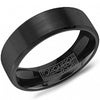 BLACK COBALT TORQUE 7MM SATIN FINISHED BAND SIZE 10 #266585