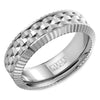 A multi-component CARLEX in white gold with fluted edges. This ring is available in 18K (White, Yellow & Rose) gold & Platinum 950.