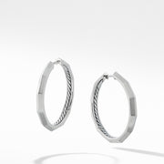 Sterling silverEarring, 1.10 diameter"