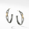 Sterling silver with 18-karat yellow gold ���  ��� Earring, 34.5mm diameter
