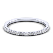 14k White Gold Diamond Anniversary Band