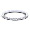 14k White Gold Diamond Anniversary Band