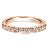 14k Rose Gold Diamond Eternity Band