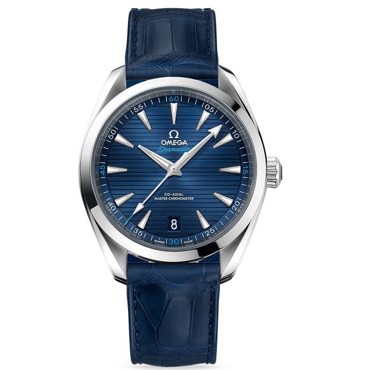 Omega Seamaster Aqua Terra 150M Steel on Leather Strap - 220.13.41.21.03.001