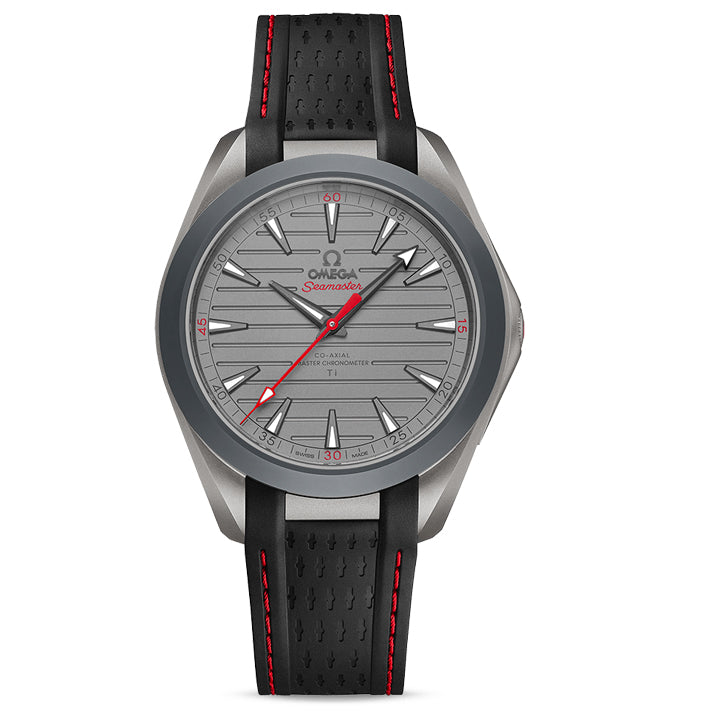 Omega Seamaster Aqua Terra 150M Ultra Light Titanium on Rubber Strap - 220.92.41.21.06.001