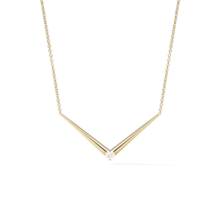 Melissa Kaye 18K Gold Aria V Necklace