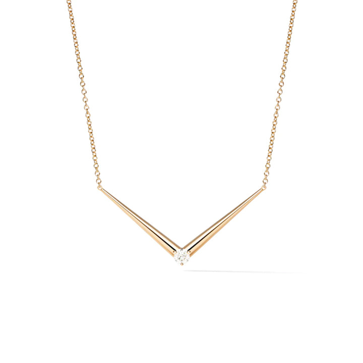 Melissa Kaye 18K Gold Aria V Necklace