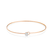 Gold and diamond wire Infinity Love Always bracelet (0.12 tcw). The iconic Phillips House Love Always bracelets, mixing high fashion and sentimentality.