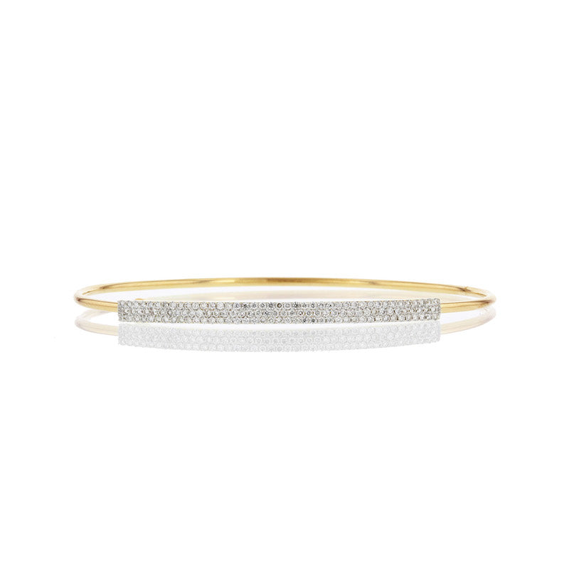 Gold and diamond wire Affair long strap bracelet (0.59 tcw) The defining interpretation of gold and diamonds, in classically chic Phillips House style for everyday.