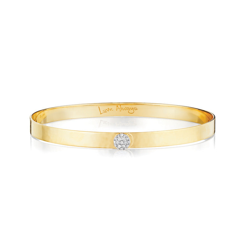 Gold and diamond mini Infinity Love Always bracelet (0.12 tcw) The iconic Phillips House Love Always bracelets, mixing high fashion and sentimentality.