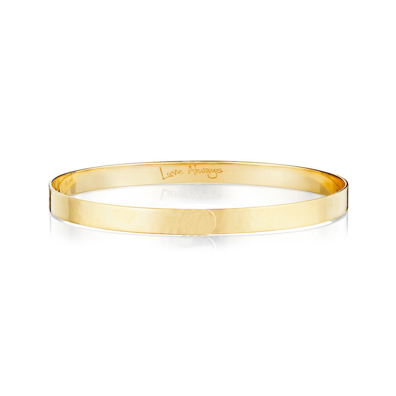 Gold mini solo Love Always bracelet. The iconic Phillips House Love Always bracelets, mixing high fashion and sentimentality.