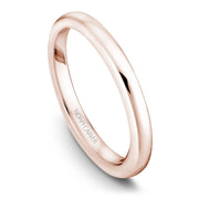 Rose gold plain matching band