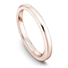 Rose gold plain matching band