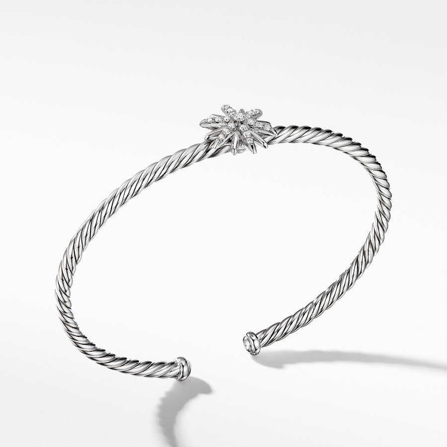 David Yurman Starburst Center Station Bracelet with Pave Diamonds- B16528DSSADI