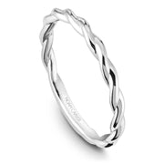 White gold twist matching band