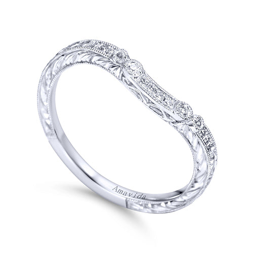 Gabriel & Co Platinum Diamond Wedding Band - WB6514PT3JJ