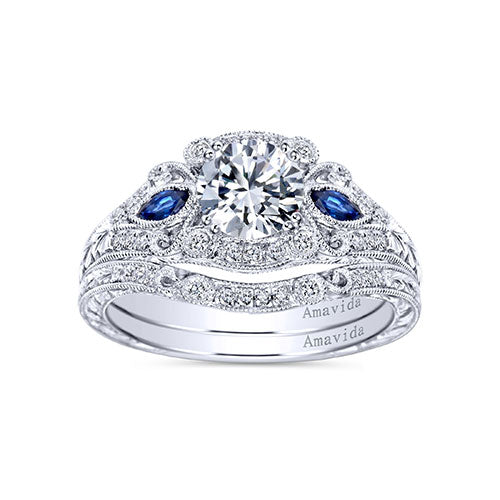 Gabriel & Co Platinum Diamond Wedding Band - WB6514PT3JJ