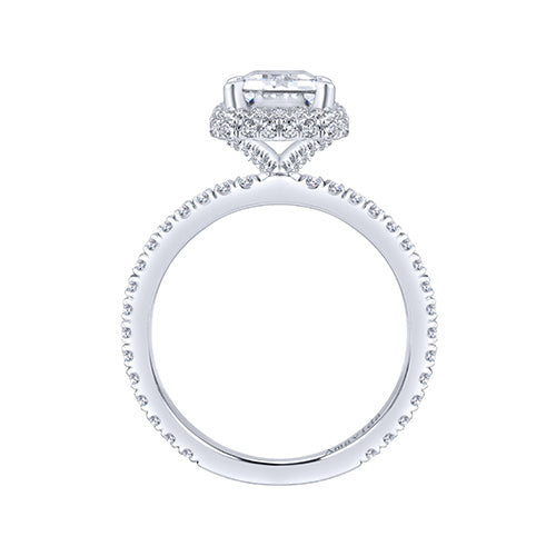 Gabriel & Co 18k White Gold Diamond Engagement Ring - ER12909E6W83JJ