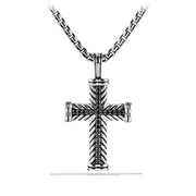 Chevron Cross with Black Diamonds