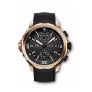 An intricate watch will always convey sophistication and style - and this timepiece from IWC brings you just that. This Gents watch can surely be an awe-striking piece once you lay eyes upon it. With a Rotating (diver time) bezel, this beauty represents delicate craftsmanship. The contrasting Black dial color adds a bold sense of luxury. Also important to note is the With anti-reflective coating, Scratch resistant sapphire crystal that protects the dial. With additional Small second hand, Date, 
