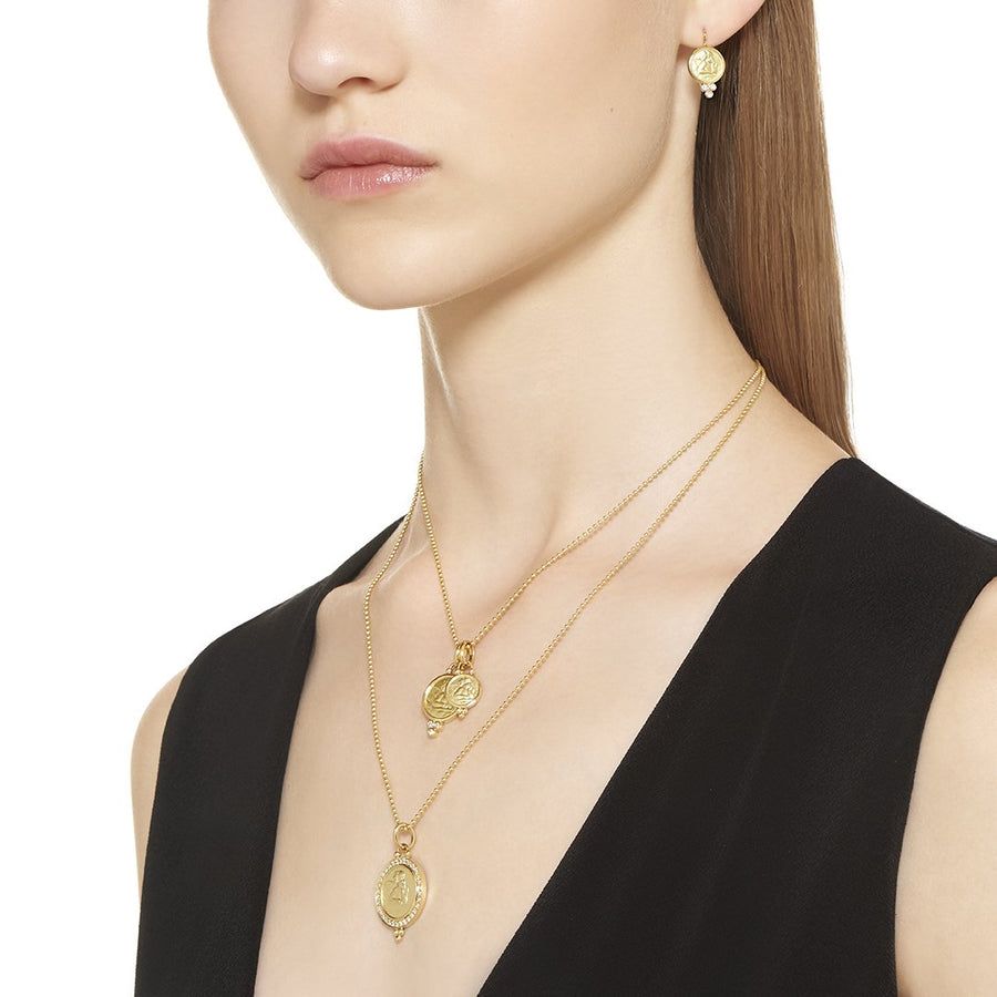 Temple St. Clair 18K Ball Chain- N88805-BC16EXT