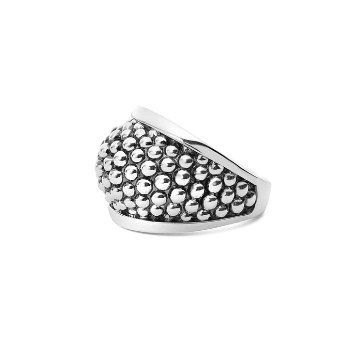 Lagos Signature Caviar Beaded Ring - 03-80294-7