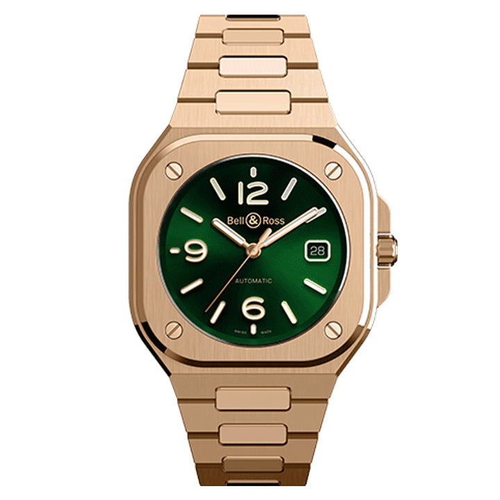 Bell & Ross BR 05 Green Gold 40mm  - BR05A-GN-PG/SPG