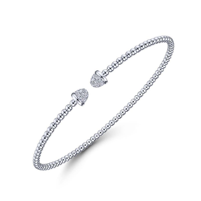 Gabriel & Co 14k White Gold Bujukan Cuff Bracelet- BG4248-65W45JJ