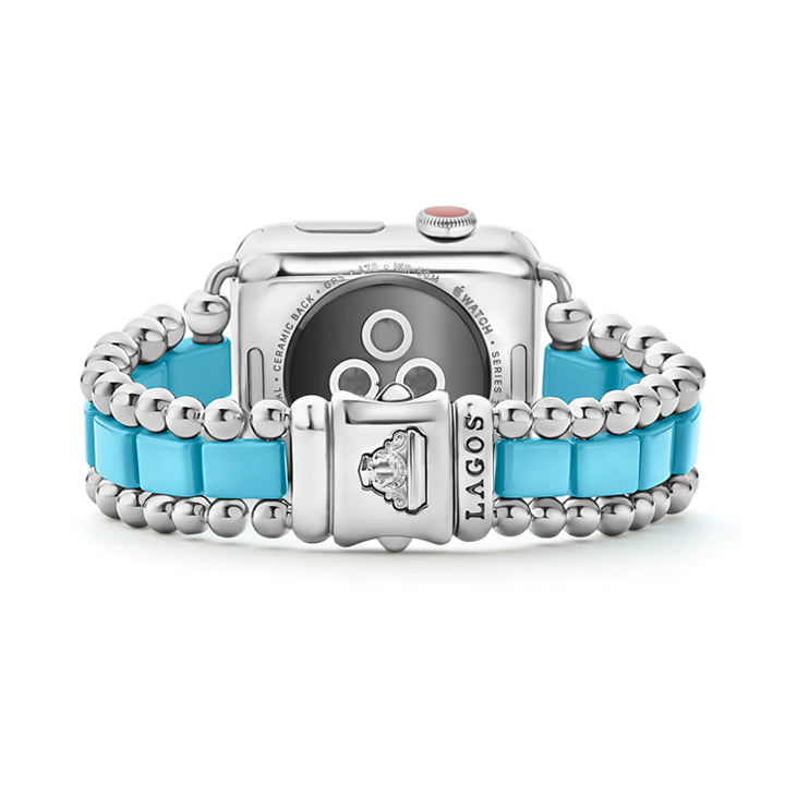 Lagos Smart Caviar Blue Ceramic Watch Bracelet - 12-90009-CT7
